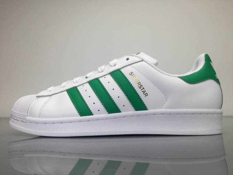 Adidas Superstar Running White Ftw Fairway Metallic Gold Superstar Shoes BY3722